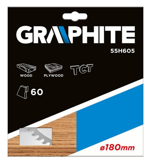 Tarcza do pilarki, widiowa, 180 x 30 mm, 60 zębów Tarcza do pilarki, widiowa, 180 x 30 mm, 60 zębów