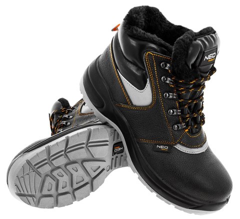 Trzewiki robocze, skórzane, S1P SRA, rozmiar 44, CE