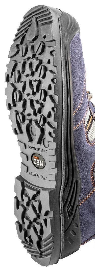 Trzewiki robocze, zamszowe, S1P SRA, rozmiar 47, CE