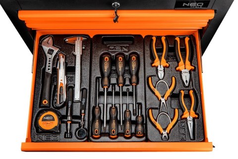 Klucze nasadowe 1/4", zestaw 19 szt., wkładka Klucze nasadowe 1/4", zestaw 19 szt., wkładka