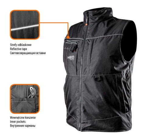 Bezrękawnik roboczy, Oxford, rozmiar S/48 Bezrękawnik roboczy, Oxford, rozmiar S/48