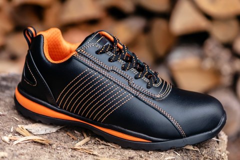 Półbuty robocze skórzane SB FO, stalowy podnosek, rozmiar 46