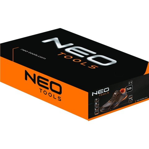 Półbuty robocze skórzane SB SRA, stalowy podnosek, rozmiar 39