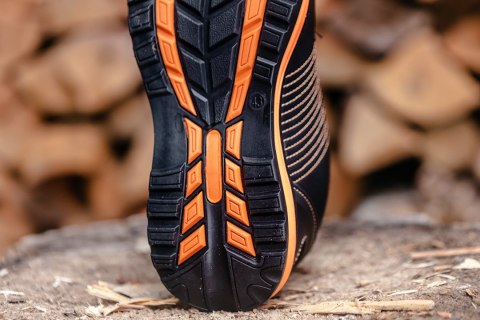 Półbuty robocze skórzane SB SRA, stalowy podnosek, rozmiar 41