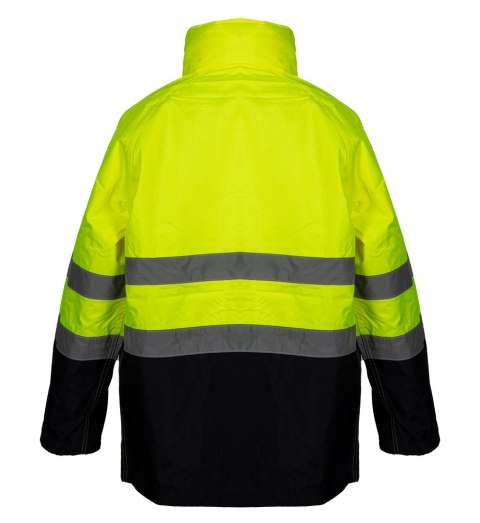 Kurtka robocza ostrzegawcza wodoodporna, żółta, rozmiar XXL