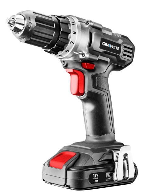 Wiertarko-wkrętarka akumulatorowa Energy+ 18V, Li-Ion, uchwyt samozaciskowy 10 mm, bez akumulatora Wiertarko-wkrętarka akumulatorowa Energy+ 18V, Li-Ion, uchwyt samozaciskowy 10 mm, bez akumulatora