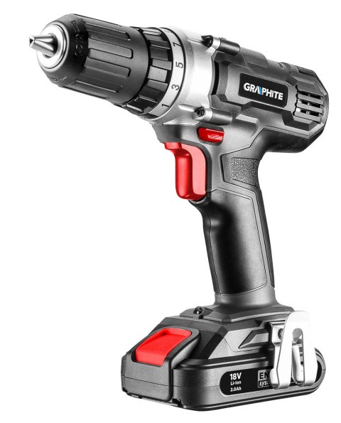 Wiertarko-wkrętarka akumulatorowa Energy+ 18V, Li-Ion, uchwyt samozaciskowy 13 mm, bez akumulatora Wiertarko-wkrętarka akumulatorowa Energy+ 18V, Li-Ion, uchwyt samozaciskowy 13 mm, bez akumulatora