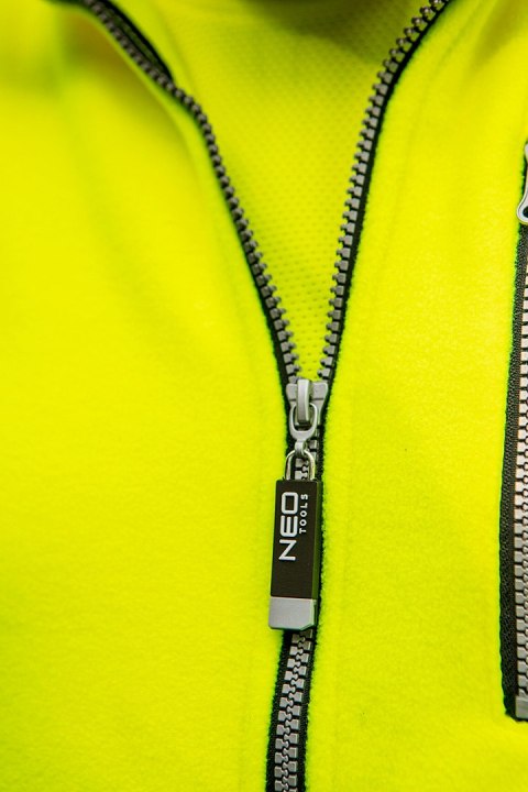 Bluza polarowa ostrzegawcza, żółta, rozmiar S