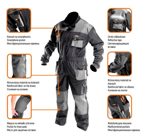 Kombinezon roboczy HD, rozmiar L/52 Kombinezon roboczy HD, rozmiar L/52