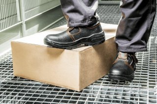 Sandały robocze S1 SRC, skórzane, rozmiar 47