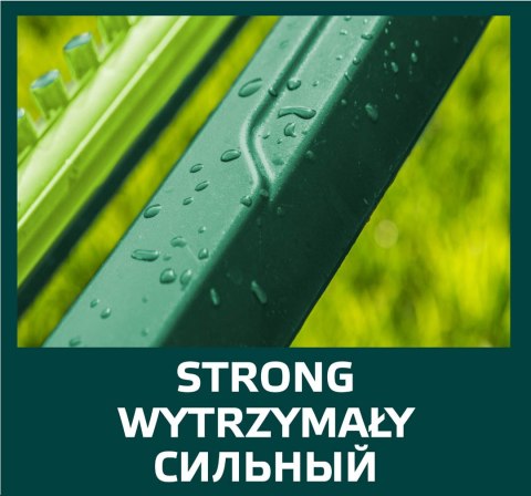 Zraszacz oscylacyjny, powierzchnia zraszania 12 x 18 m, 16 dyszy zraszających, igła do udrażniania dysz Zraszacz oscylacyjny, powierzchnia zraszania 12 x 18 m, 16 dyszy zraszających, igła do udrażniania dysz