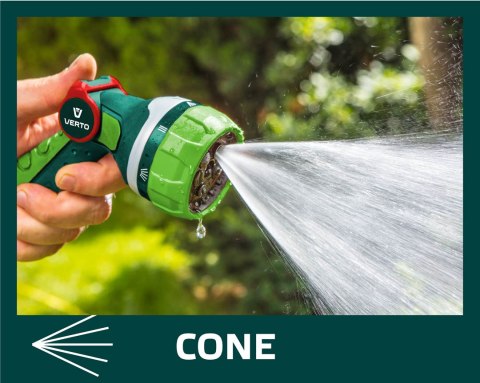 Zraszacz pistoletowy 7-funkcyjny z płynna regulacją strumienia Zraszacz pistoletowy 7-funkcyjny z płynna regulacją strumienia