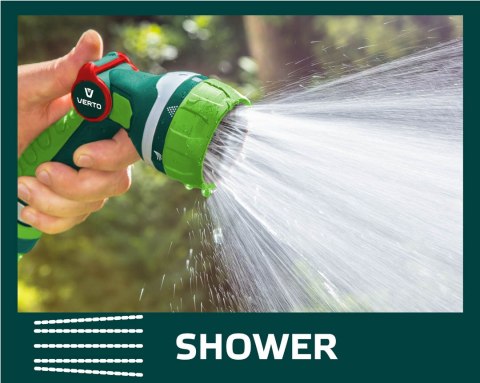 Zraszacz pistoletowy 7-funkcyjny z płynna regulacją strumienia Zraszacz pistoletowy 7-funkcyjny z płynna regulacją strumienia