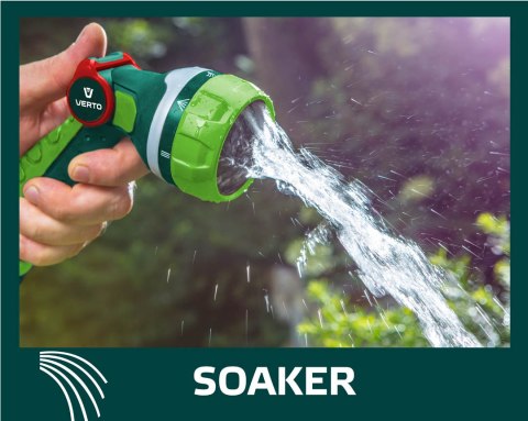 Zraszacz pistoletowy 7-funkcyjny z płynna regulacją strumienia Zraszacz pistoletowy 7-funkcyjny z płynna regulacją strumienia