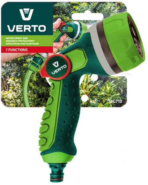 Zraszacz pistoletowy 7-funkcyjny z płynna regulacją strumienia Zraszacz pistoletowy 7-funkcyjny z płynna regulacją strumienia