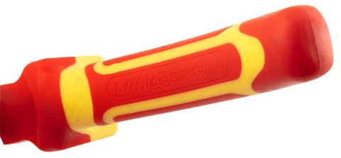 Szczypce wydłużone proste 180 mm, 1000V, CrV, polerowane Szczypce wydłużone proste 180 mm, 1000V, CrV, polerowane