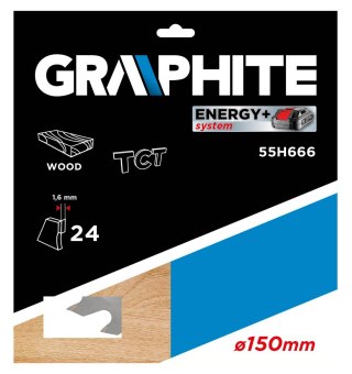 Tarcza do pilarki, widiowa 150 x 10mm, 1.6mm, 24 zęby, Energy+