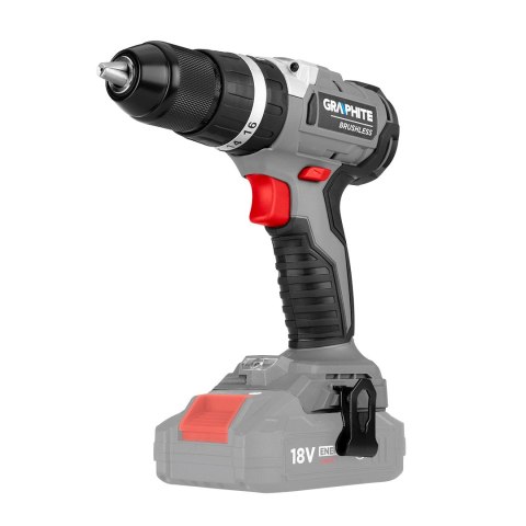 Wiertarko-wkrętarka akumulatorowa bezszczotkowa z udarem Energy+ 18V, Li-Ion, 13 mm, bez akumulatora