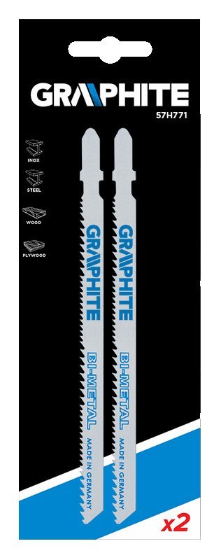 Brzeszczoty do wyrzynarki, 10/14 TPI, uchwyt typu T, kpl. 2 szt. Brzeszczoty do wyrzynarki, 10/14 TPI, uchwyt typu T, kpl. 2 szt.