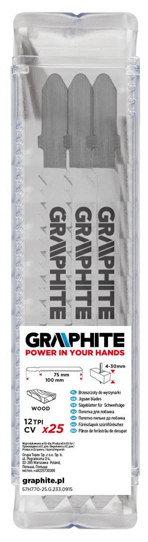 Brzeszczoty do wyrzynarki, 15 TPI, uchwyt typu T, 25 szt. Brzeszczoty do wyrzynarki, 15 TPI, uchwyt typu T, 25 szt.