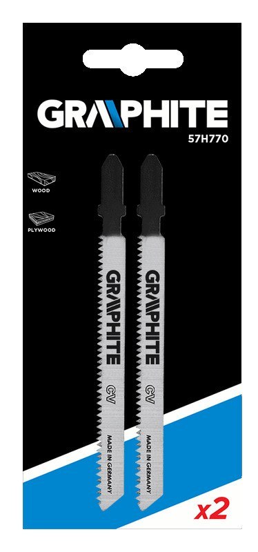 Brzeszczoty do wyrzynarki, 15 TPI, uchwyt typu T, kpl. 2 szt.