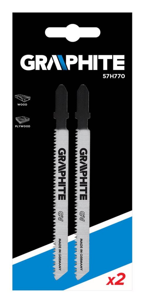 Brzeszczoty do wyrzynarki, 15 TPI, uchwyt typu T, kpl. 2 szt.