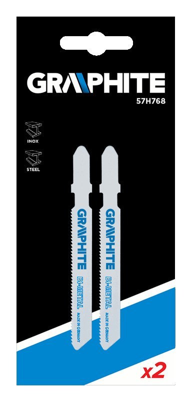 Brzeszczoty do wyrzynarki, 21 TPI, uchwyt typu T, kpl. 2 szt. Brzeszczoty do wyrzynarki, 21 TPI, uchwyt typu T, kpl. 2 szt.