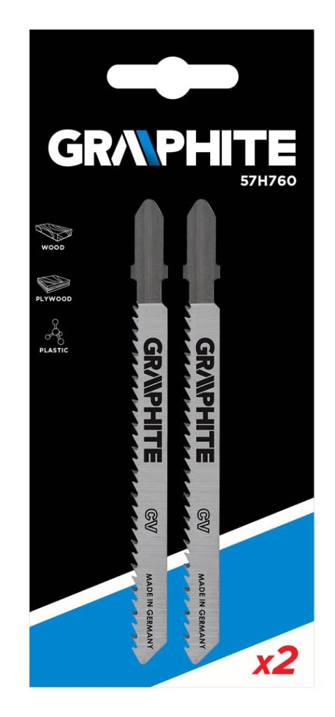 Brzeszczoty do wyrzynarki, 8 TPI, uchwyt typu T, kpl. 2 szt.