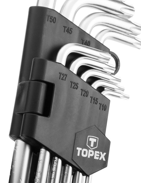 Klucze Torx T10-T50, zestaw 9 szt. Klucze Torx T10-T50, zestaw 9 szt.