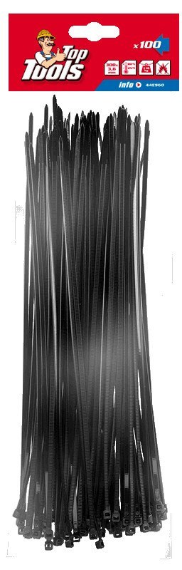 Opaski zaciskowe 3.6 x 300 mm, 100 szt. Opaski zaciskowe 3.6 x 300 mm, 100 szt.