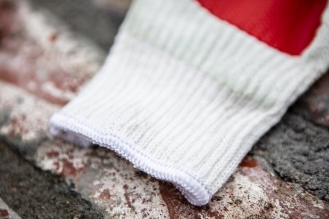 Rękawice robocze, 65% bawełna + 35% poliester powleczone gumą, 10"