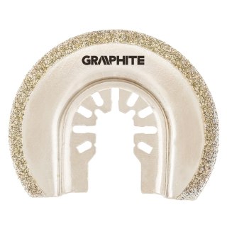 Tarcza półokrągła HCS do ceramiki, 65 mm, galwaniczne pokrycie nasypem diamentowym