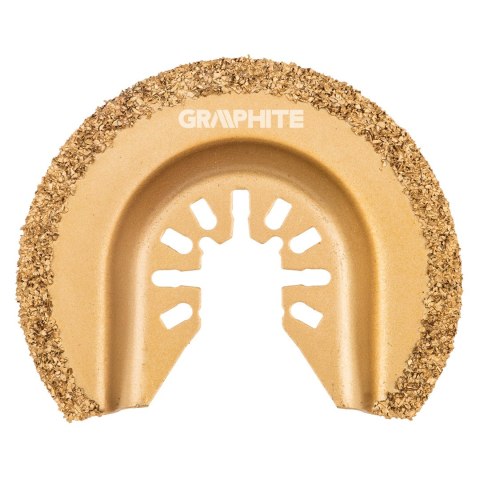 Tarcza półokrągła HM do ceramiki, 64 mm, pokrycie nasypem z węglika wolframu Tarcza półokrągła HM do ceramiki, 64 mm, pokrycie nasypem z węglika wolframu
