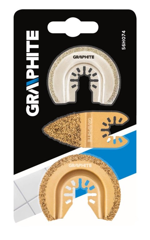 Zestaw brzeszczotów do ceramiki, 3 szt. Zestaw brzeszczotów do ceramiki, 3 szt.