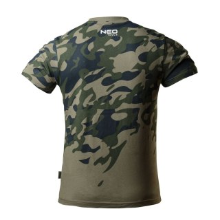 T-shirt roboczy z nadrukiem CAMO, rozmiar S