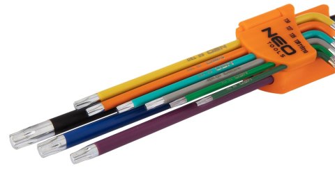 Klucze Torx T10-50, zestaw 9 szt., kolorowe Klucze Torx T10-50, zestaw 9 szt., kolorowe
