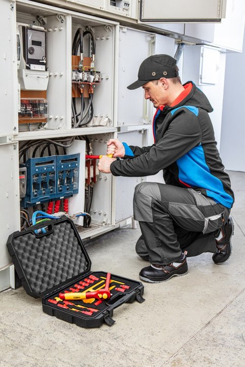 Klucze nasadowe 1000V, 19szt. Klucze nasadowe 1000V, 19szt.