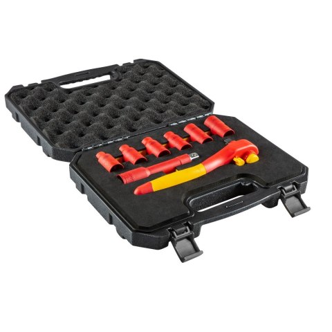 Klucze nasadowe 1000V, 8 szt. Klucze nasadowe 1000V, 8 szt.