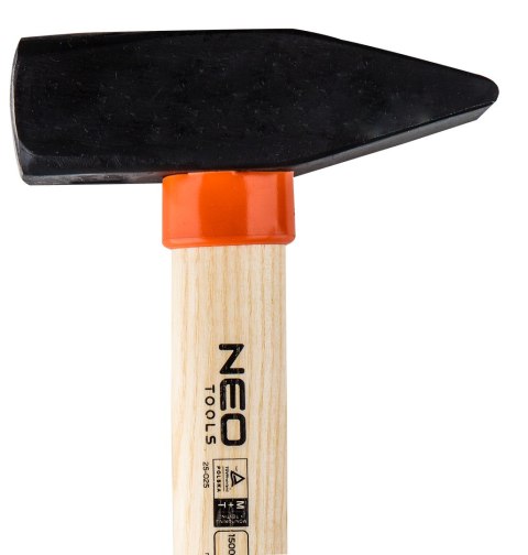 Młotek ślusarski 1500 g, trzonek jesionowy