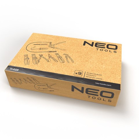 Szczypce do opasek zaciskowych, zestaw 9 szt. Szczypce do opasek zaciskowych, zestaw 9 szt.