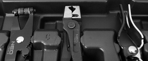 Szczypce do opasek zaciskowych, zestaw 9 szt. Szczypce do opasek zaciskowych, zestaw 9 szt.