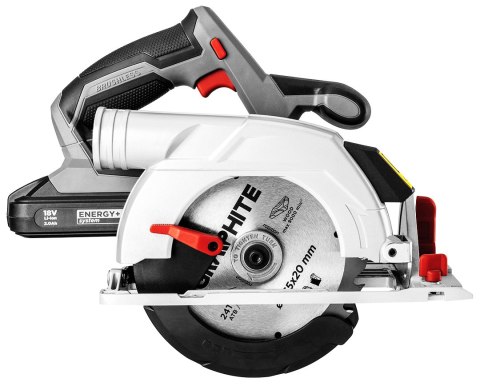 Pilarka tarczowa bezszczotkowa akumulatorowa Energy+ 18V, Li-Ion, tarcza 165 x 20mm, bez akumulatora Pilarka tarczowa bezszczotkowa akumulatorowa Energy+ 18V, Li-Ion, tarcza 165 x 20mm, bez akumulatora