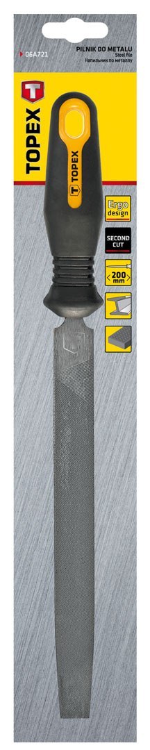 Pilnik do metalu płaski, 200 mm Pilnik do metalu płaski, 200 mm