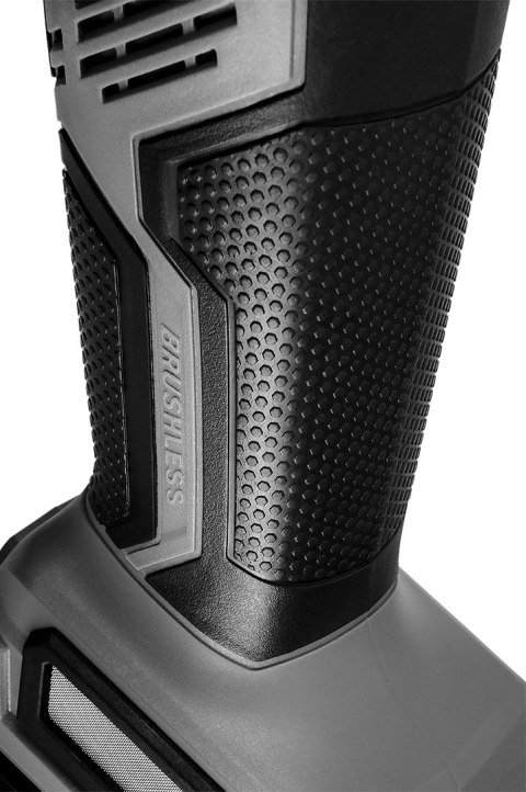 Szlifierka kątowa akumulatorowa bezszczotkowa Energy+ 18V, Li-Ion, tarcza 125mm, bez akumulatora Szlifierka kątowa akumulatorowa bezszczotkowa Energy+ 18V, Li-Ion, tarcza 125mm, bez akumulatora