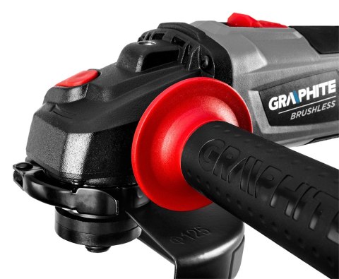 Szlifierka kątowa akumulatorowa bezszczotkowa Energy+ 18V, Li-Ion, tarcza 125mm, bez akumulatora Szlifierka kątowa akumulatorowa bezszczotkowa Energy+ 18V, Li-Ion, tarcza 125mm, bez akumulatora