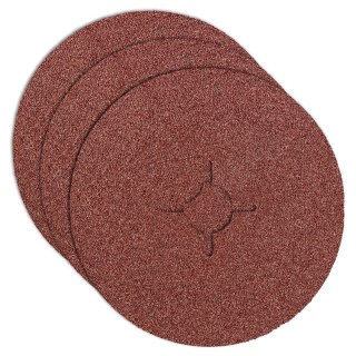 Krążki ścierne fibra 125, K80, 3 szt.