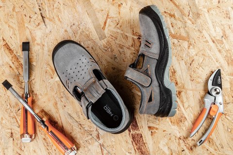 Sandały robocze zamszowe, S1 SRC, rozmiar 39 Sandały robocze zamszowe, S1 SRC, rozmiar 39