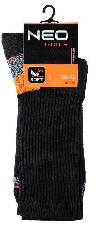 Skarpeta robocza, ściągacz żebrowy, wysoka, rozmiar 39-42