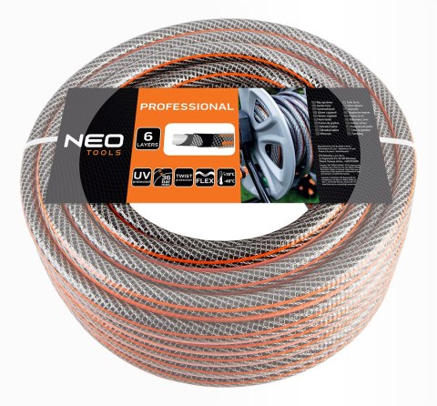Wąż ogrodowy 1/2" x 20 m, 6-warstwowy NEO PROFESSIONAL