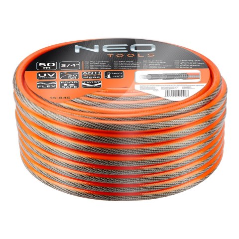 Wąż ogrodowy 3/4" x 50 m, 6-warstwowy NEO PROFESSIONAL Wąż ogrodowy 3/4" x 50 m, 6-warstwowy NEO PROFESSIONAL